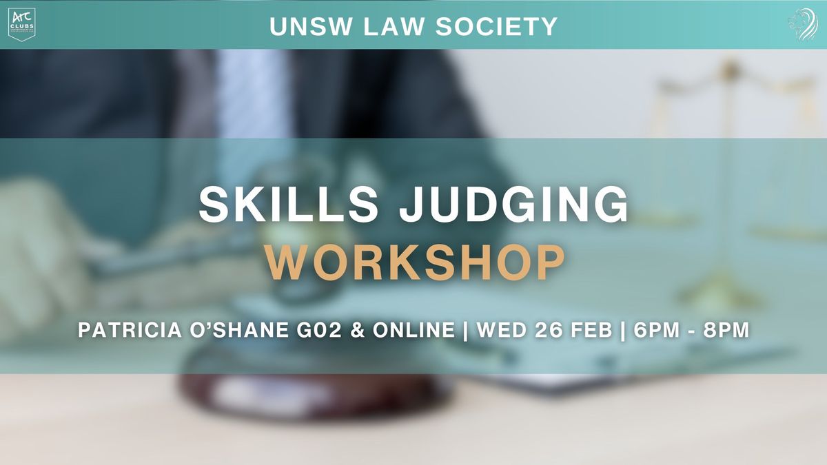 Skills Judging Workshop