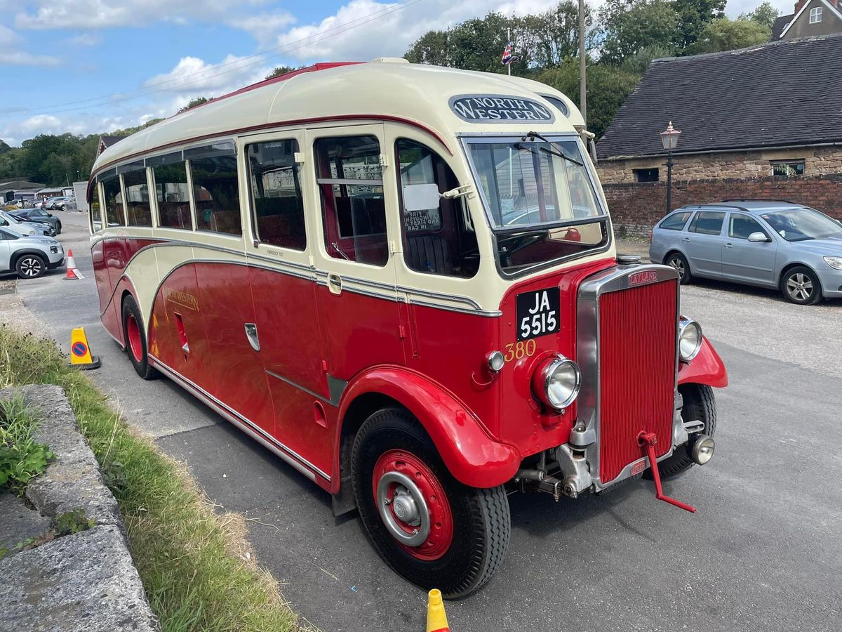 Vintage Bus and steam train Trip - Roast dinner 