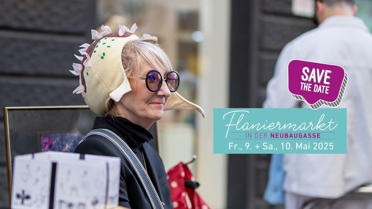 Flaniermarkt inkl. Flohmarkt in der Neubaugasse  \u2013 ein Wiener Klassiker!