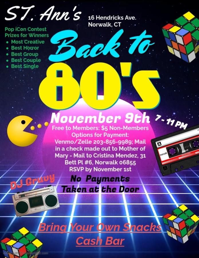 St. Ann Back to the 80s Dance