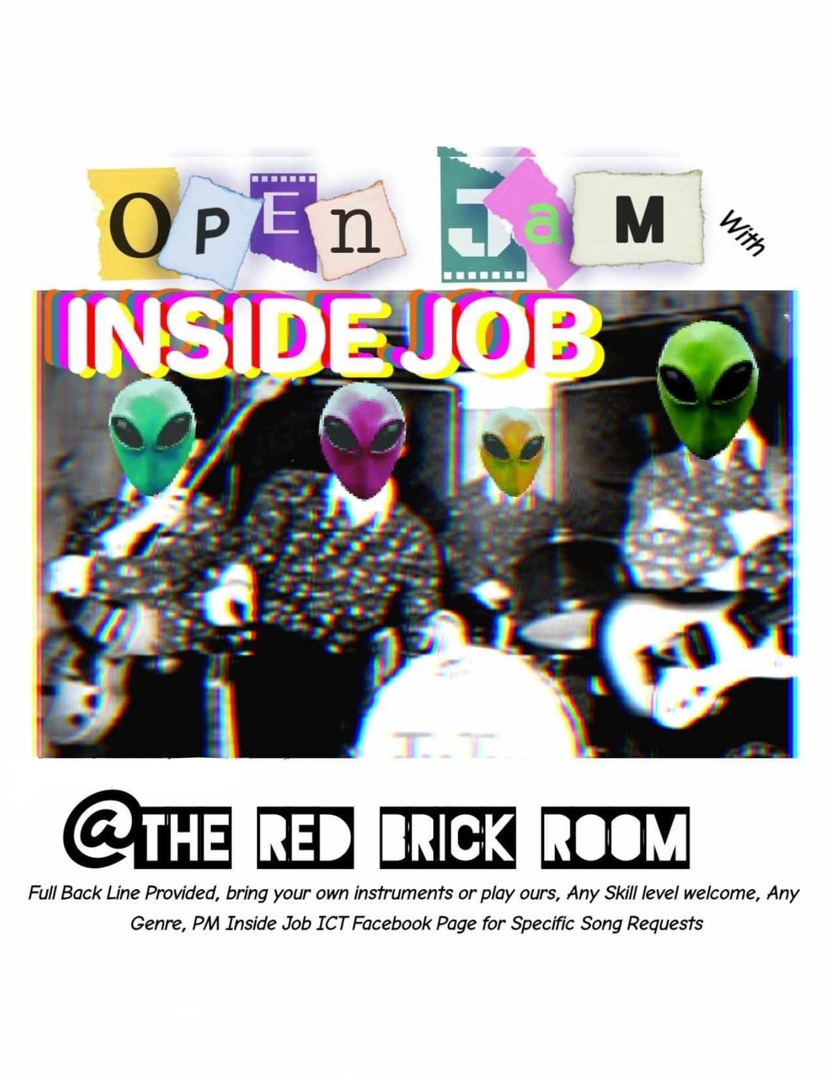 Open Jam Sundays with Inside Job @ Red Brick Room