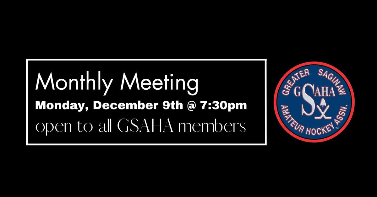 December Monthly Board Meeting