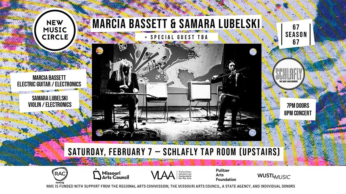 Marcia Bassett & Samara Lubelski - Saturday, February 7th at Schlafly