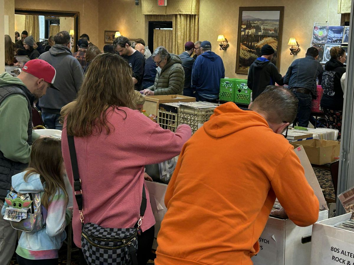Big vinyl record sale! The Erie Record Riot! Over 10,000 LPs in one room!