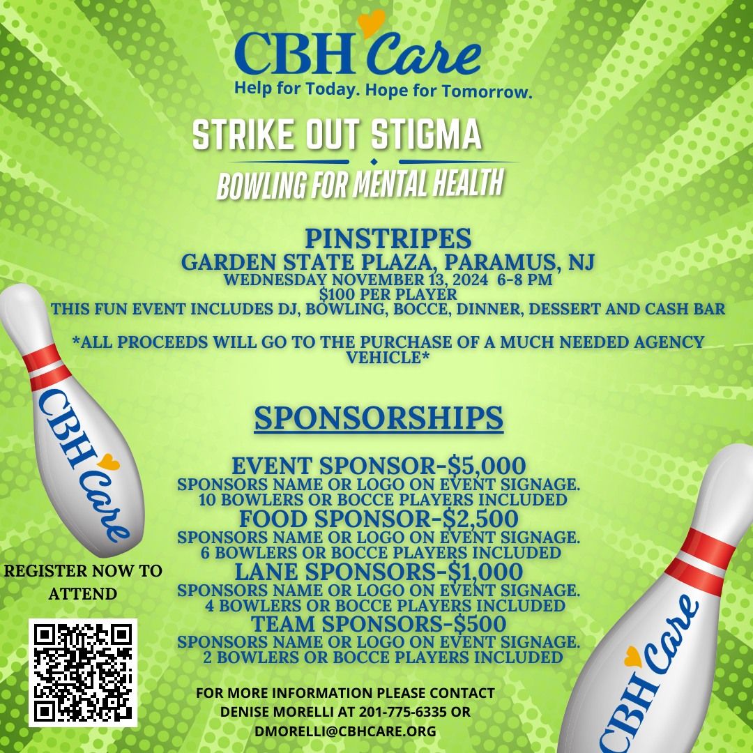 Bowling for Mental Health, strike out stigma