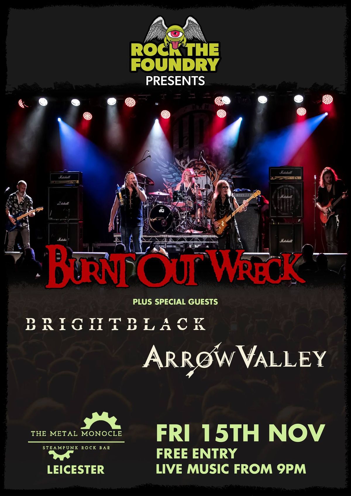 Burnt Out Wreck || Bright Black || Arrow Valley