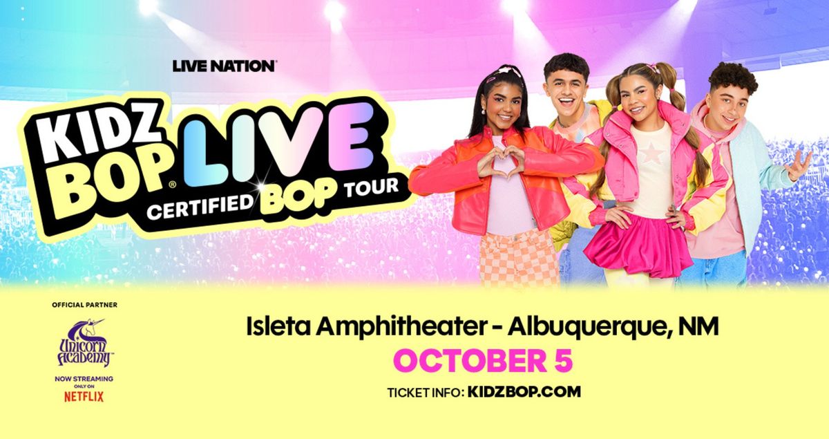 KIDZ BOP LIVE Certified BOP Tour