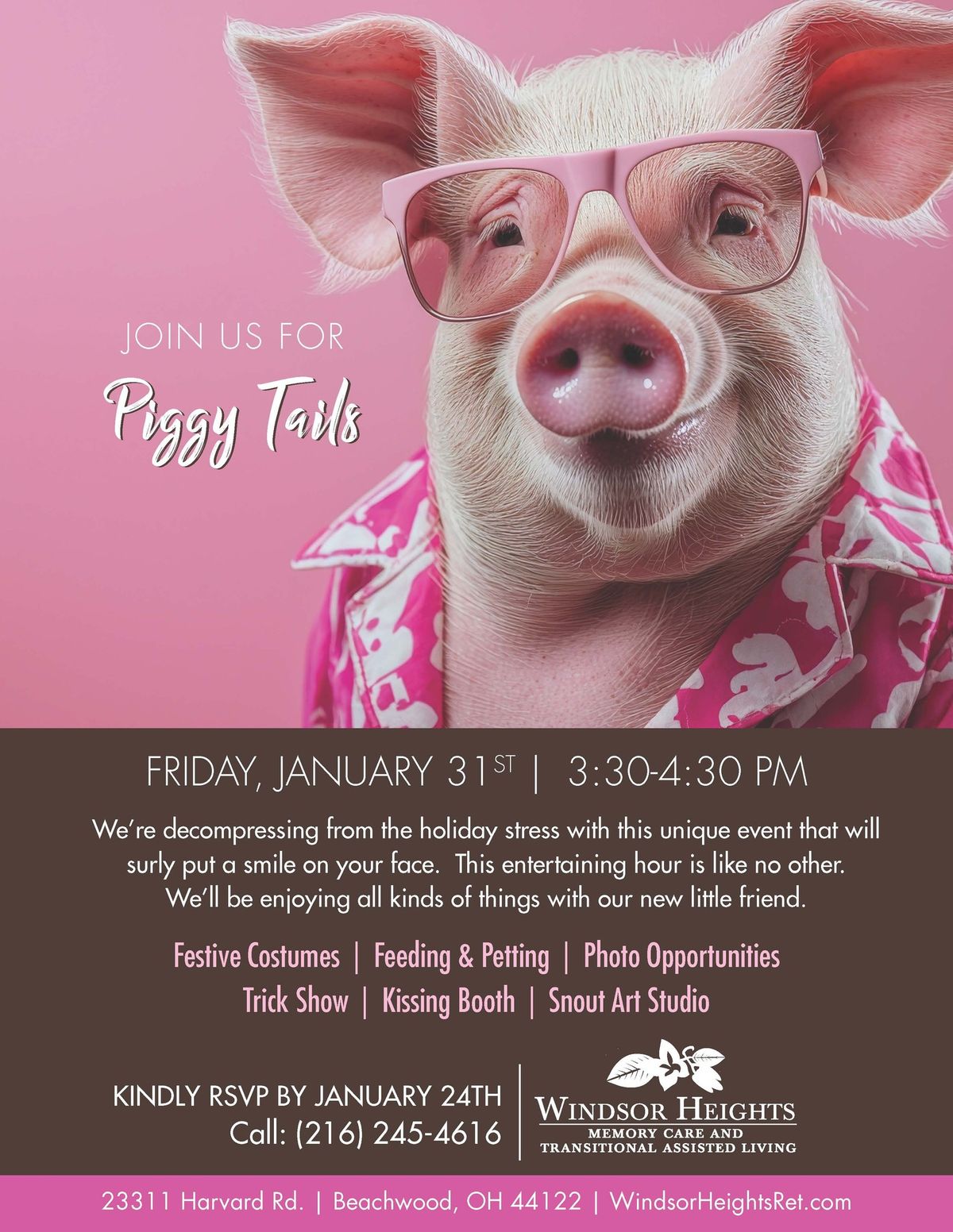 Join Us for Piggy Tails! \ud83d\udc37