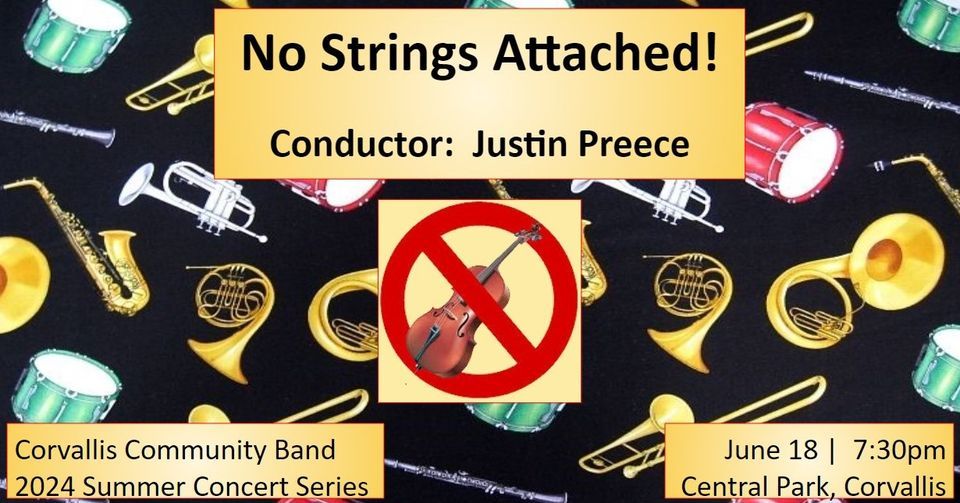 2024 Summer Concert Series:  No Strings Attached!