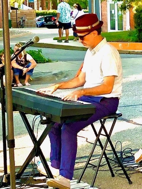 Boogie Woogie Kid LIVE!  Downtown Birmingham's Baldwin Library Indoor\/Outdoor Cafe!