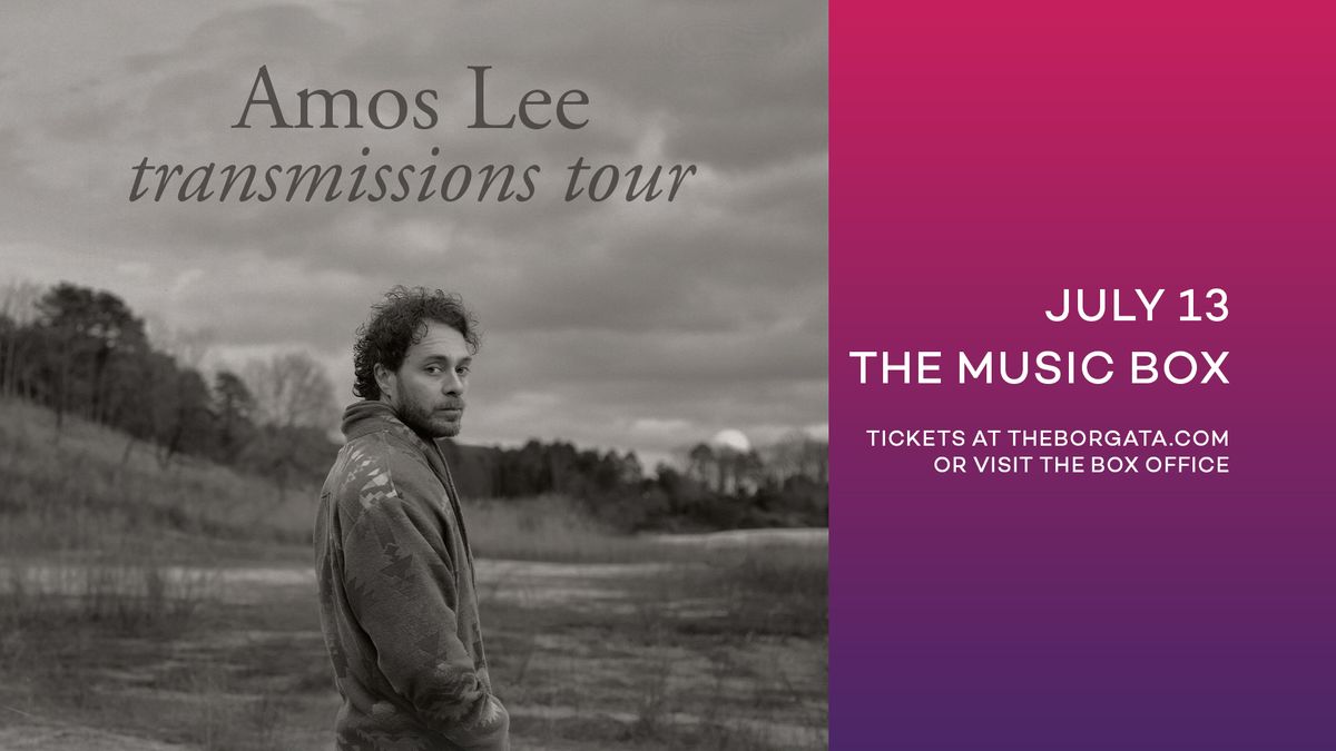 Amos Lee Transmission Tour at The Music Box in Atlantic City