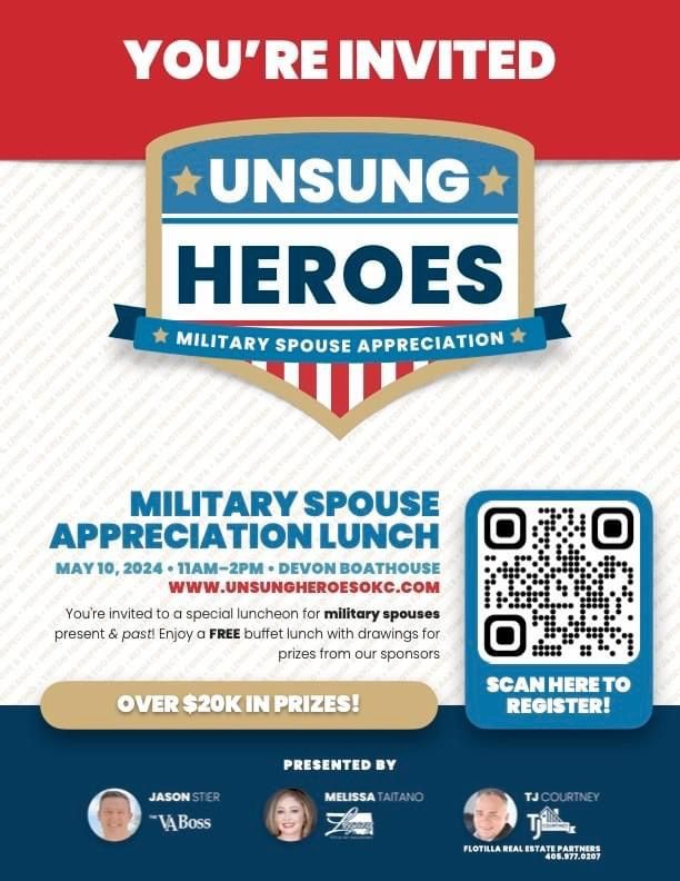 Military spouse appreciation lunch- Register below!