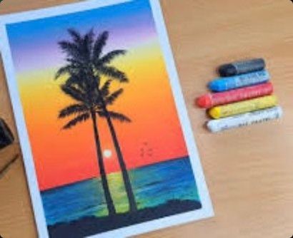 Adult Art Workshops - Drawing with Oil Pastels
