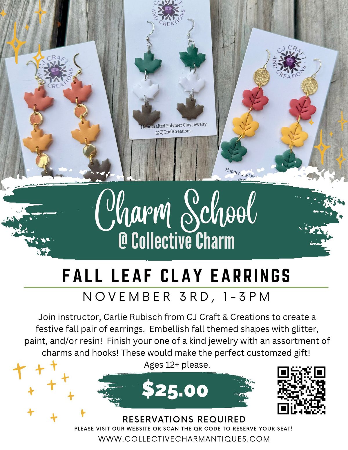 Festive Fall Earring Workshop