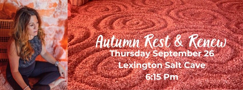 Autumn Rest & Renew Workshop with Sheryl