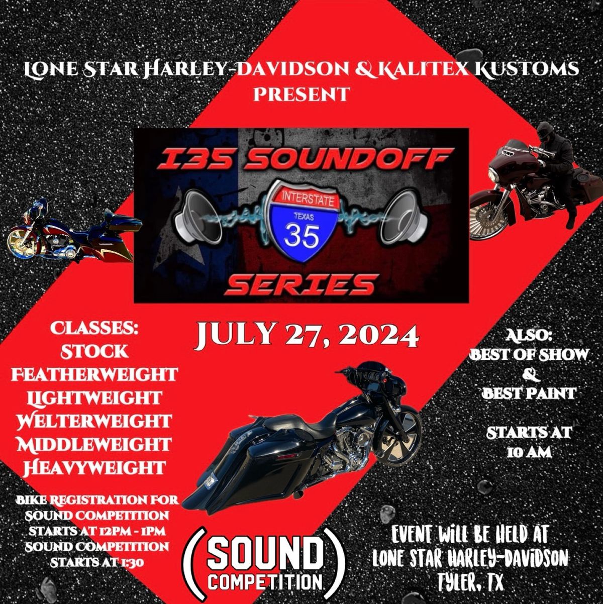 I35 SoundOff Series Lone Star Harley-Davidson & KaliTex Kustoms Sound Competition 