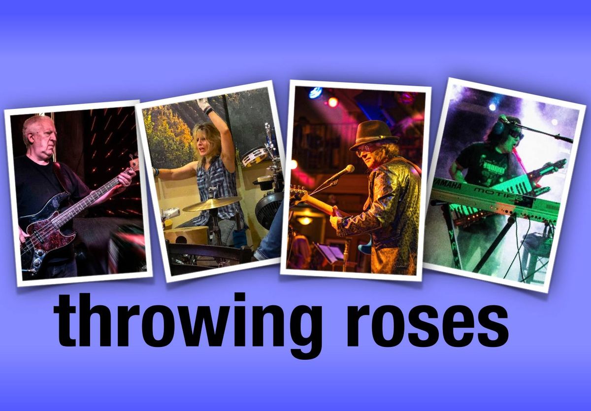 throwing roses at Sam's BBQ- Special Night -Tuesday, July 23rd!