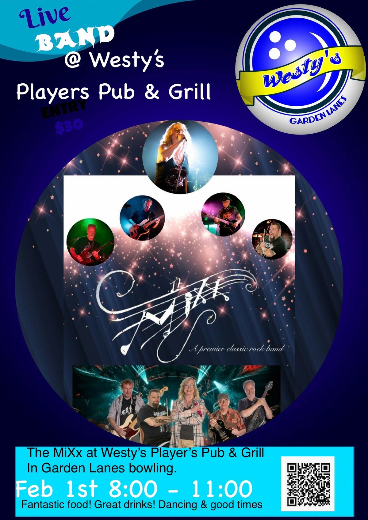 The MiXx! Live and Rockin' the Player's Pub & Grill!