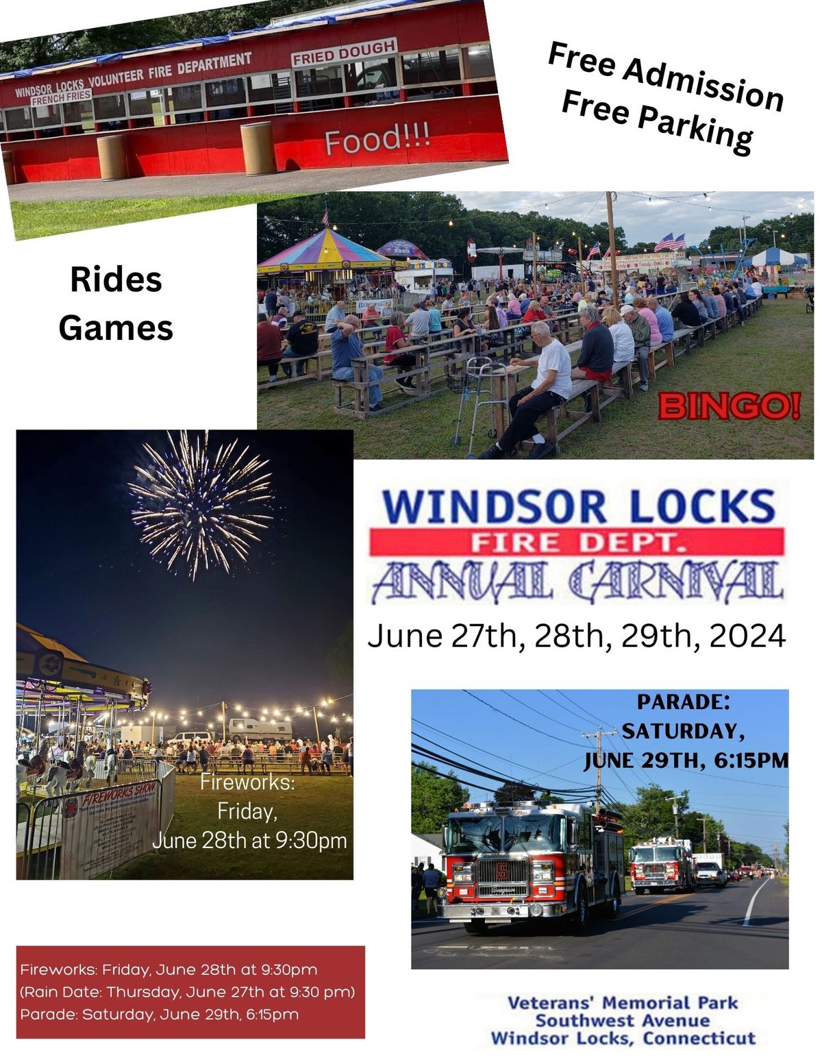 WLFD Annual Carnival 2024, Veteran's Memorial Park, Windsor Locks, 27