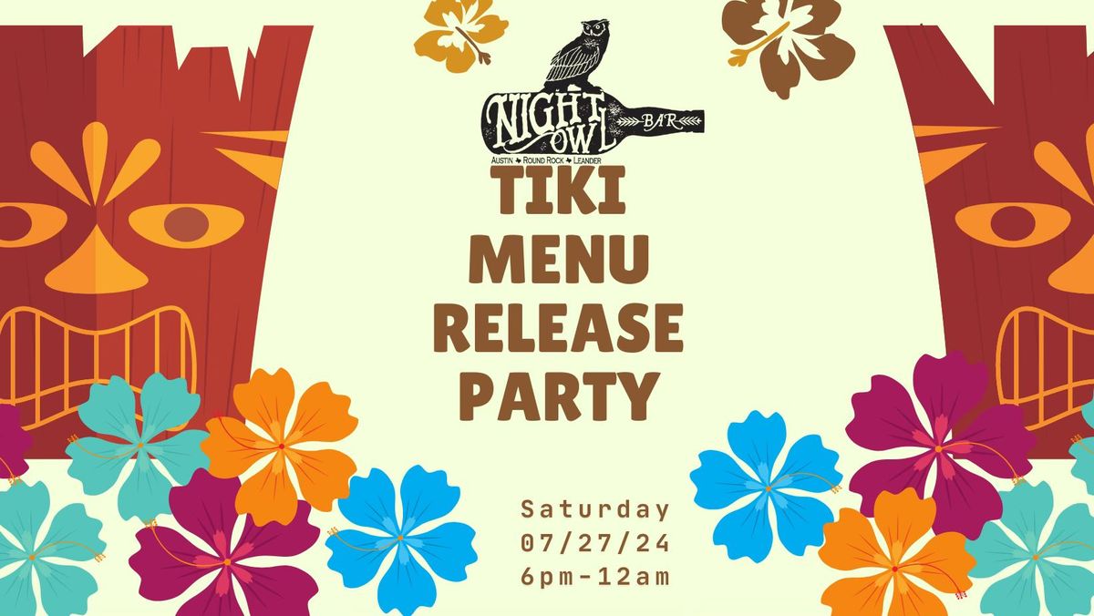 Tiki Menu Release Party