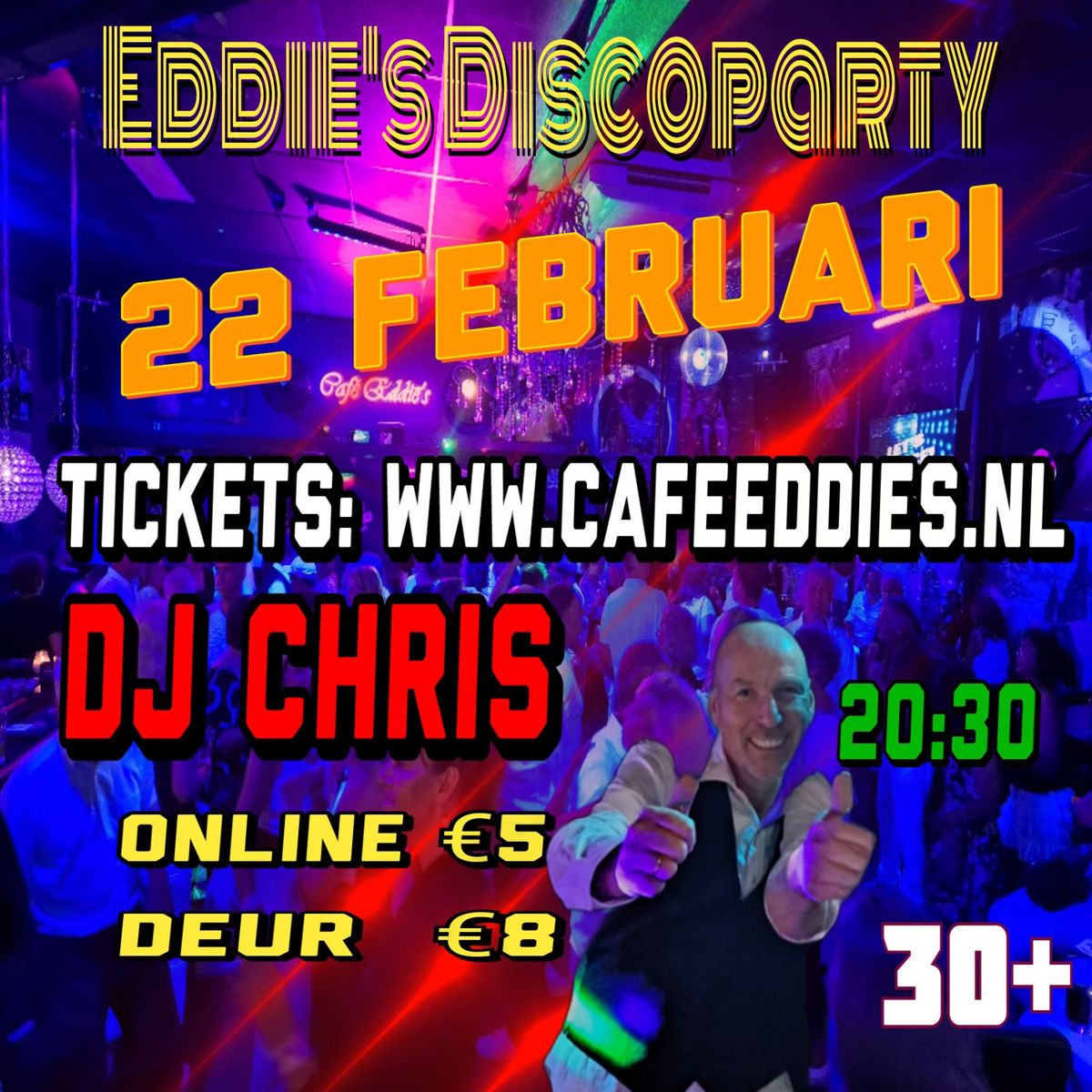 Eddie's Discoparty met DJ Chris 