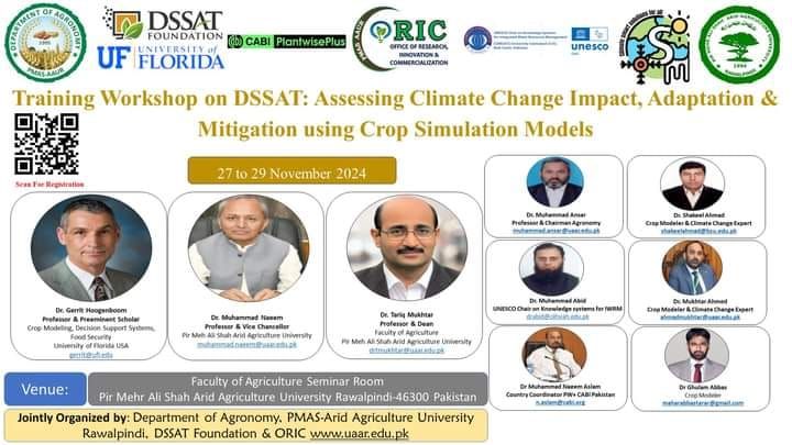 DSSAT Training on Climate Challenge and Digital Tools for Water Management