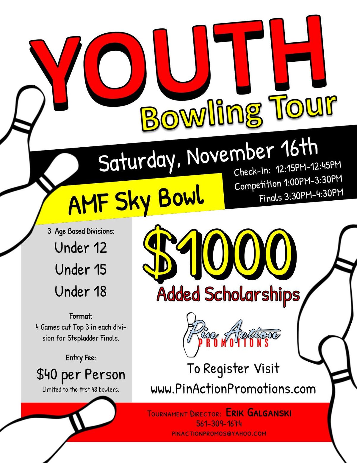 Youth Bowling Tour - Nov 16