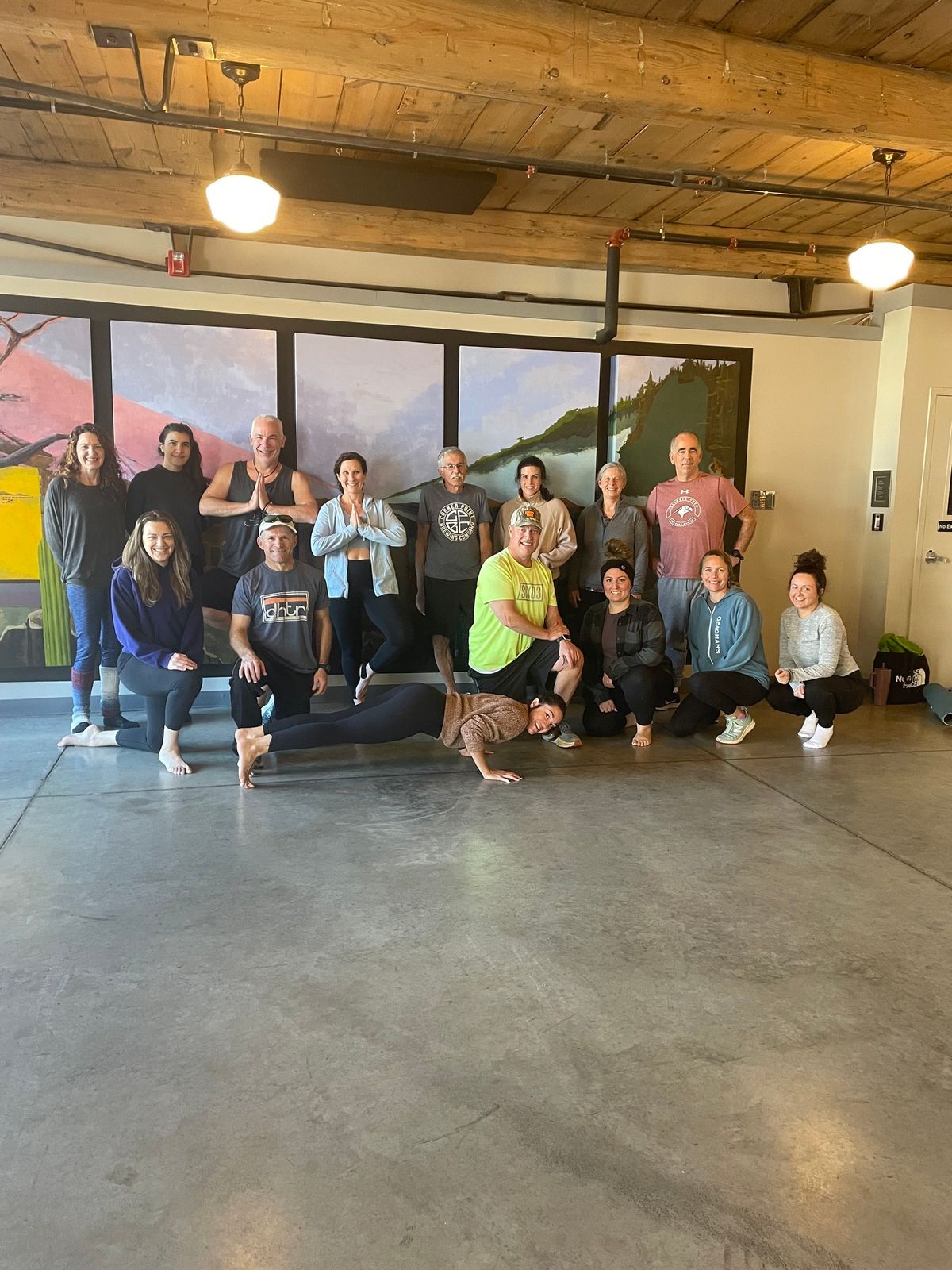 Beer Yoga at Corner Point