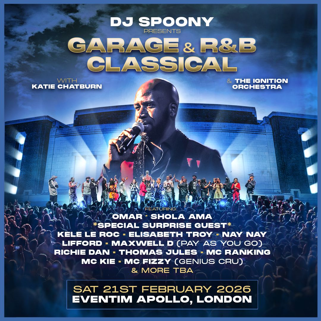 DJ Spoony - Garage And R&B Classical at Eventim Apollo