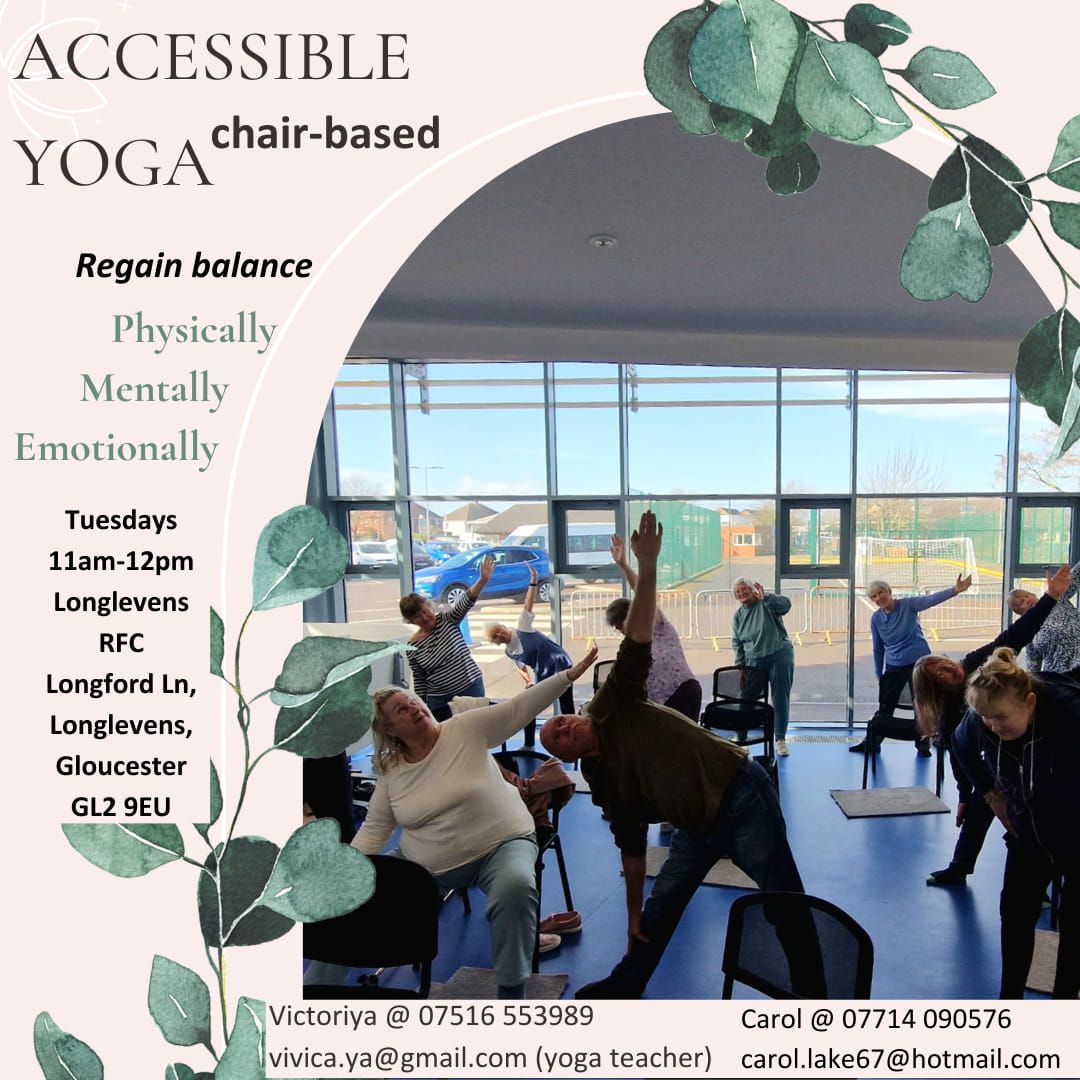 Accessible chair yoga