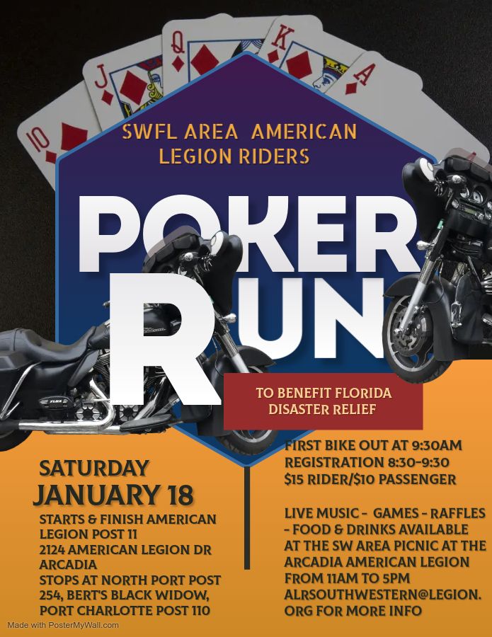 SW Area Riders Poker Run