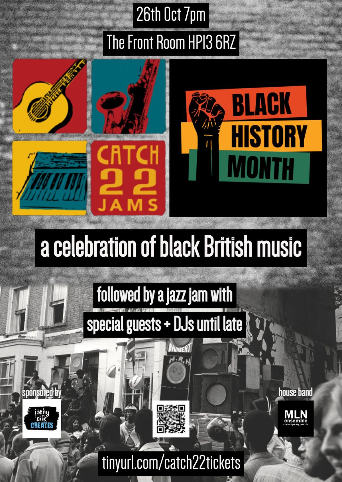 Catch 22 - a curated Jazz Jam: Black History Month