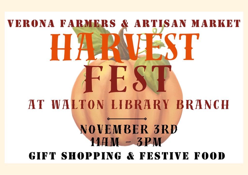 Harvest Fest - A Verona Farmers and Artisan Market