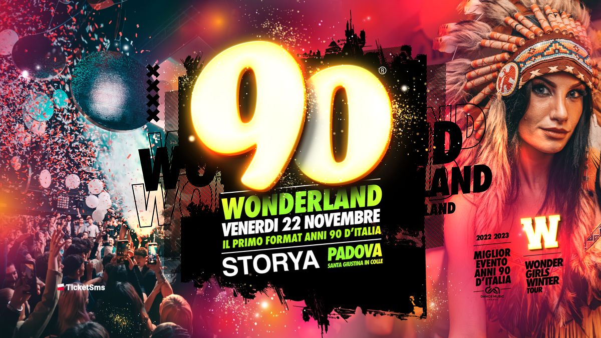 90 WONDERLAND\ud83d\udccdStorya Club (Pd)\u2640\ufe0fWondergirls Winter Tour