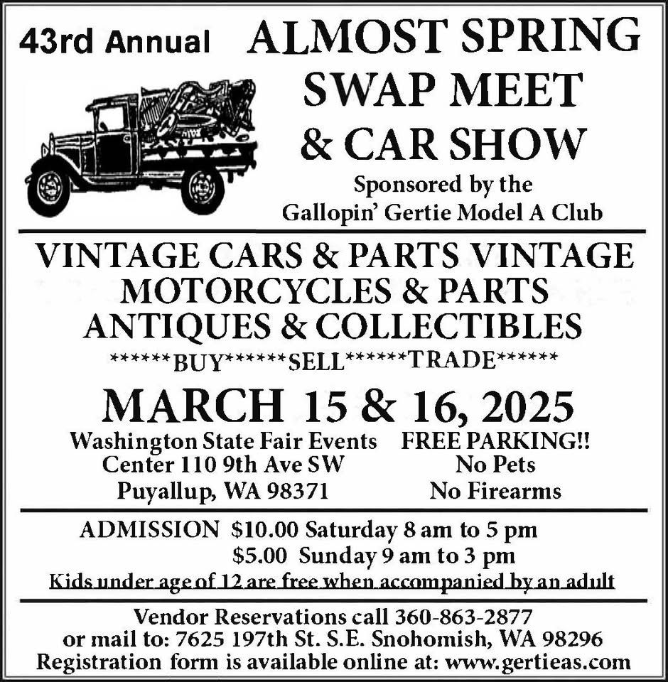 43rd Annual Almost Spring Swap Meet & Car Show 2025