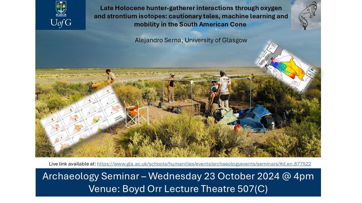 Archaeology research seminar: Late Holocene hunter-gatherer interactions