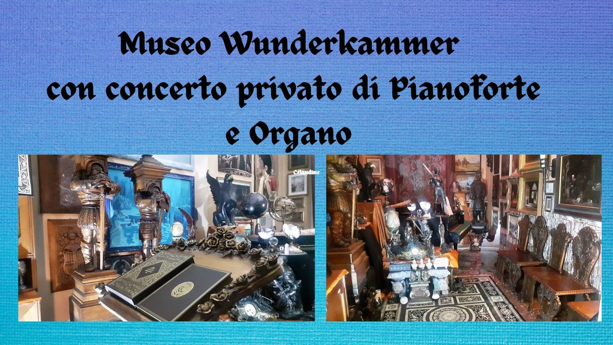 Museo Wunderkammer con concerto privato di Pianoforte e Organo