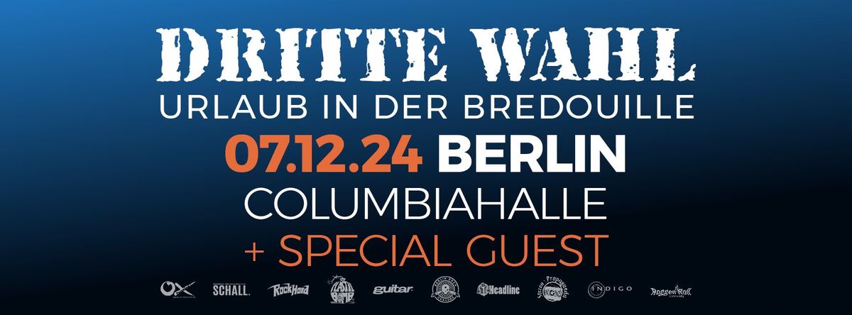 DRITTE WAHL live in BERLIN - Urlaub in der Bredouille Tour