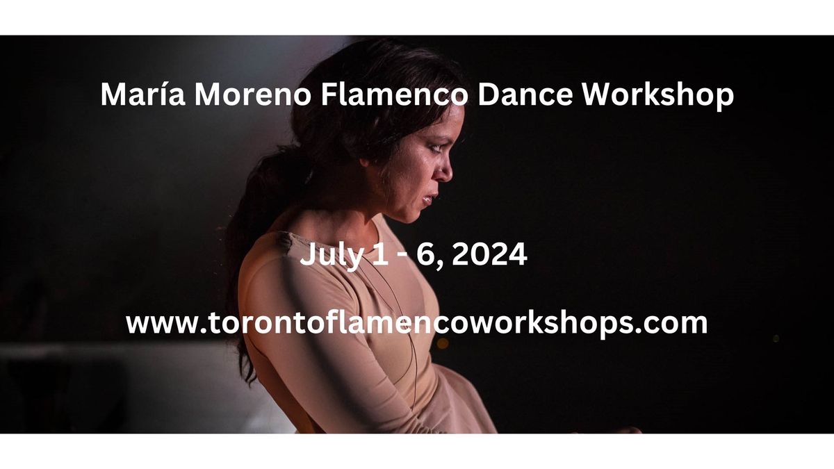 MARIA MORENO FLAMENCO DANCE WORKSHOP