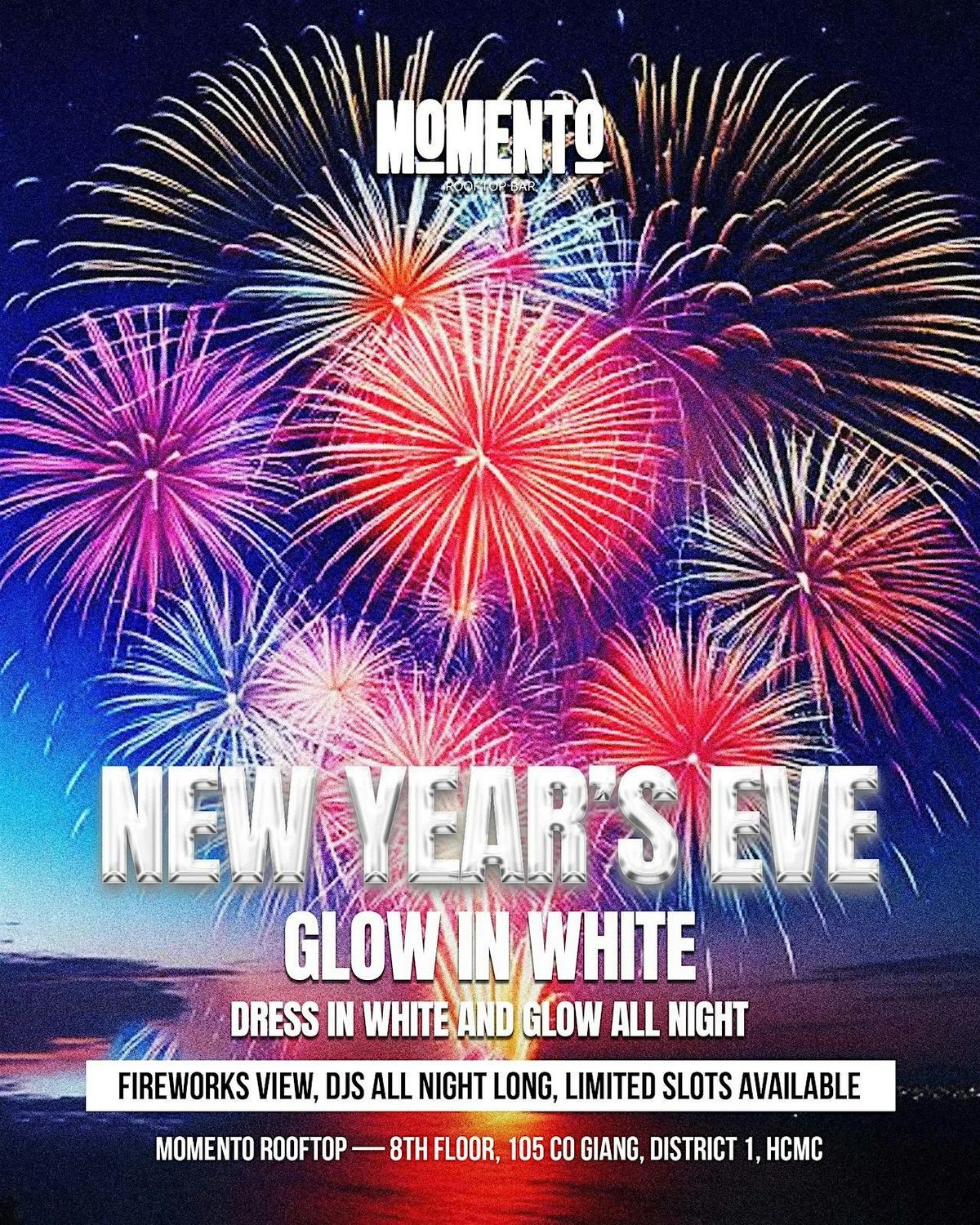 NEW YEAR\u2019S EVE : GLOW IN WHITE