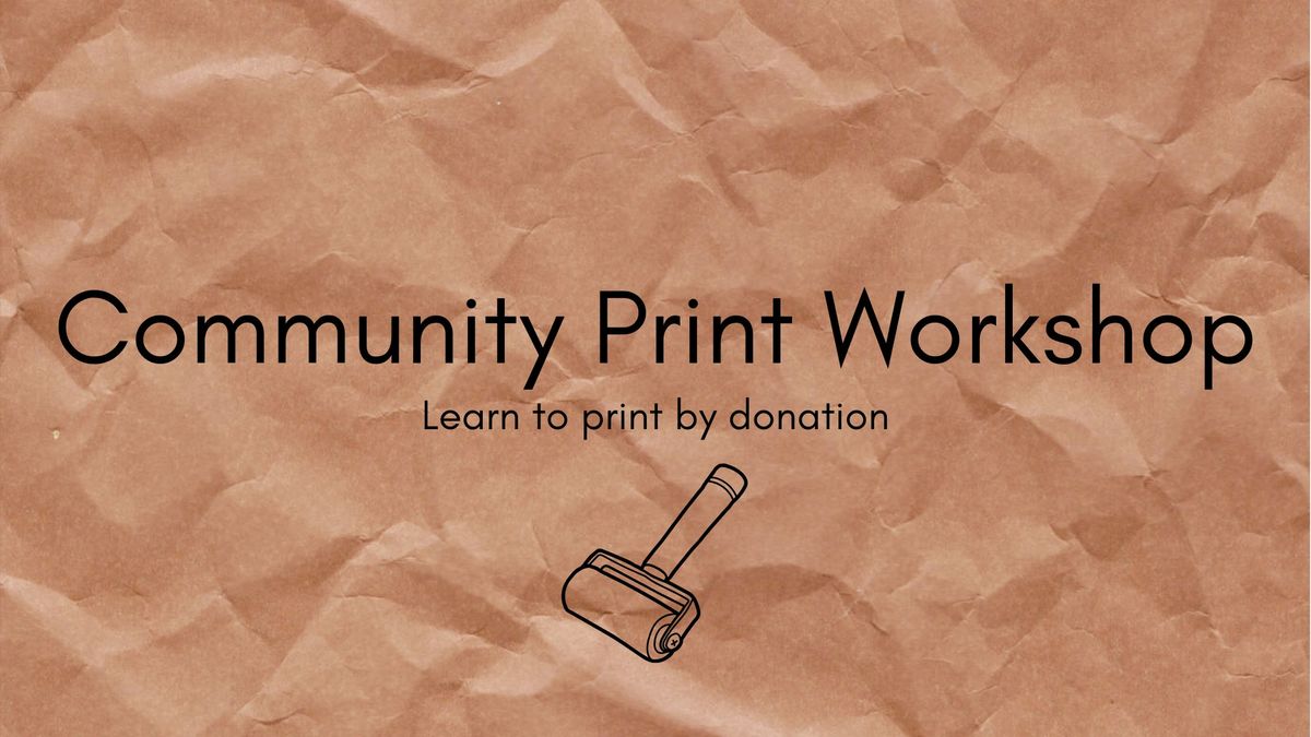 Community Print Workshop