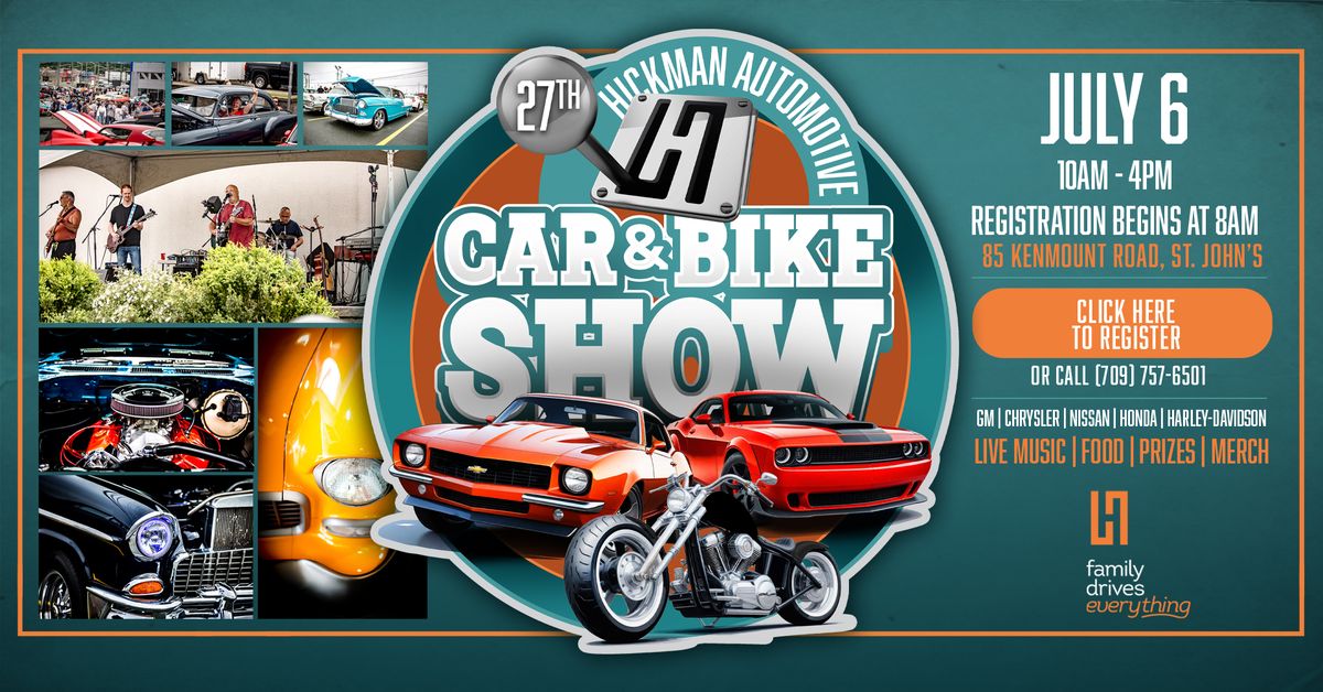 27th Annual Hickman Automotive Group Car & Bike Show