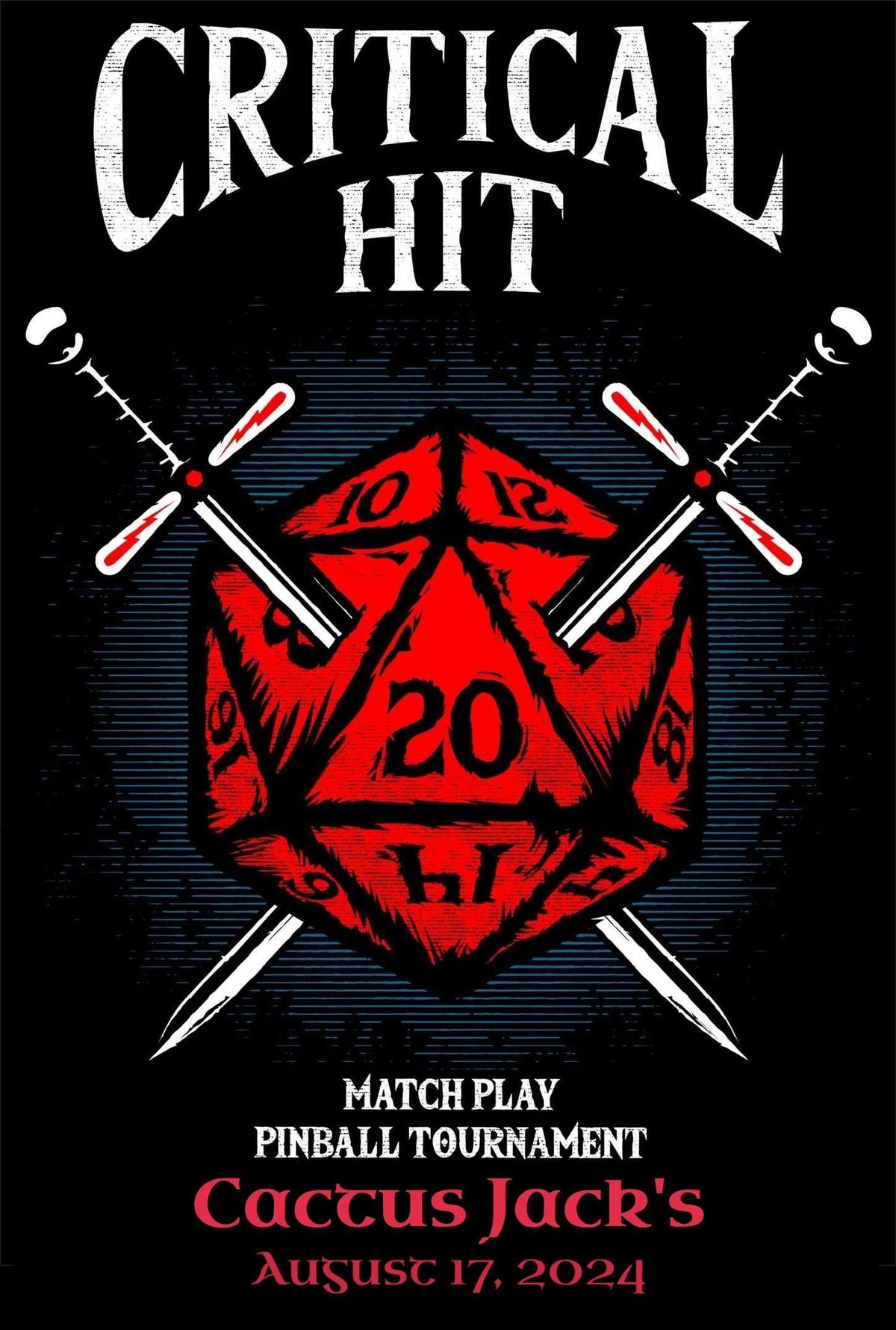 Cactus Jack's 2024 Critical Hit Match Play Pinball Tournament