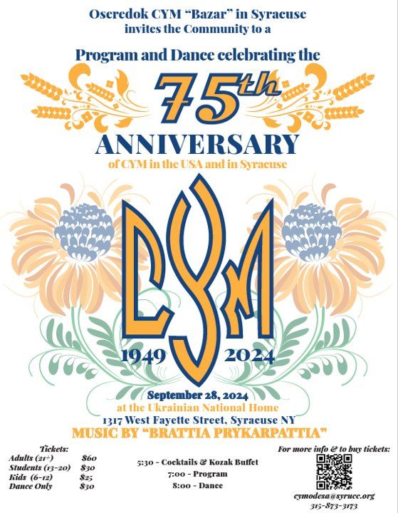 CYM 75th Anniversary- Syracuse