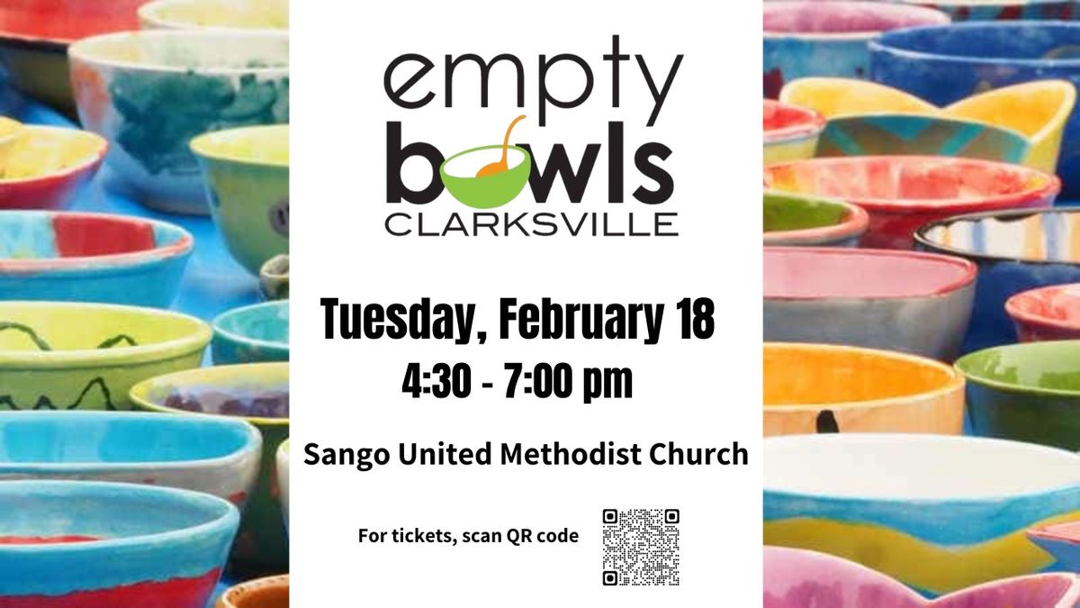 Empty Bowls Dinner Event at Sango UMC