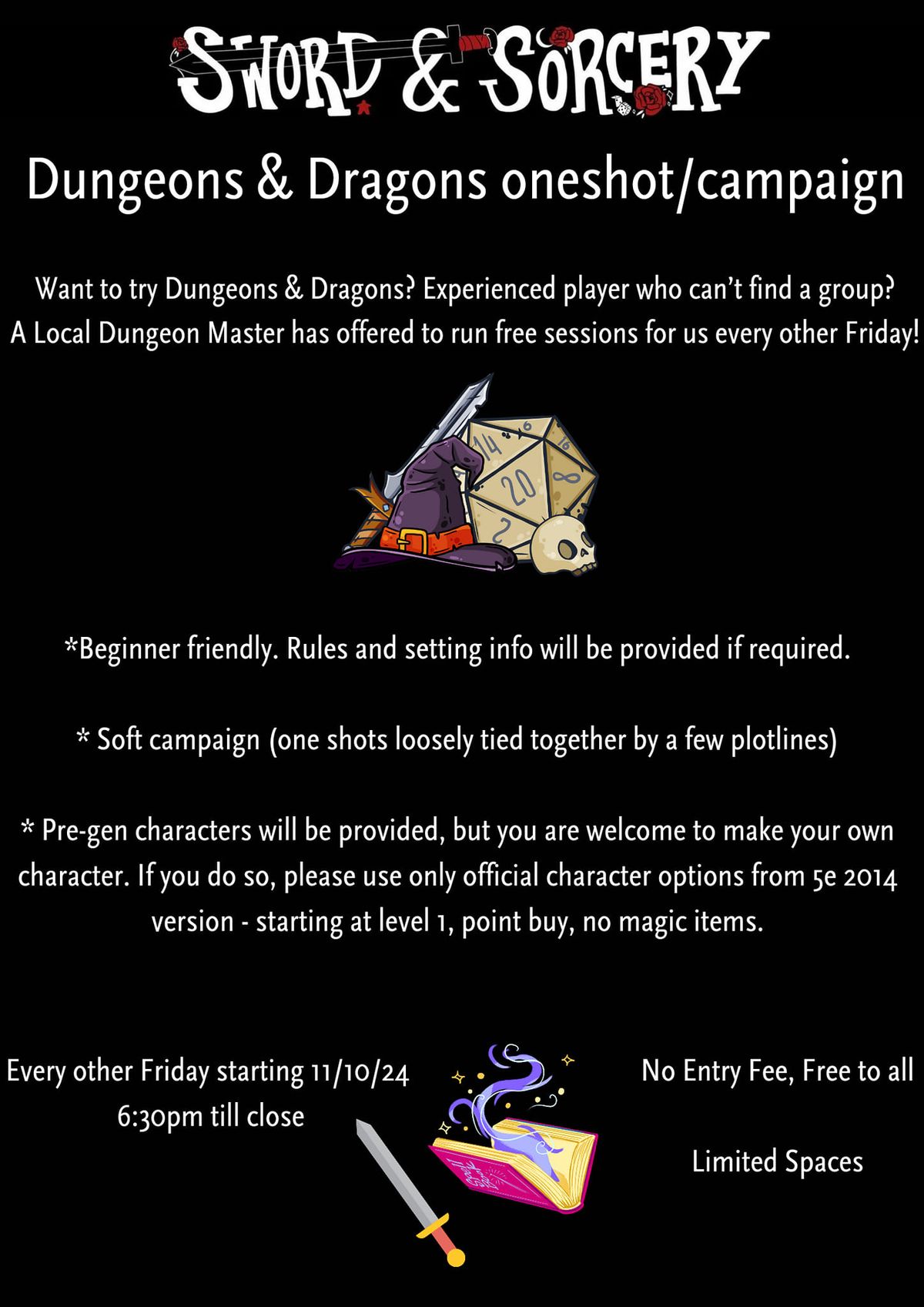 Sword & Sorcery Fortnightly Campaign - The Forgotten Vault