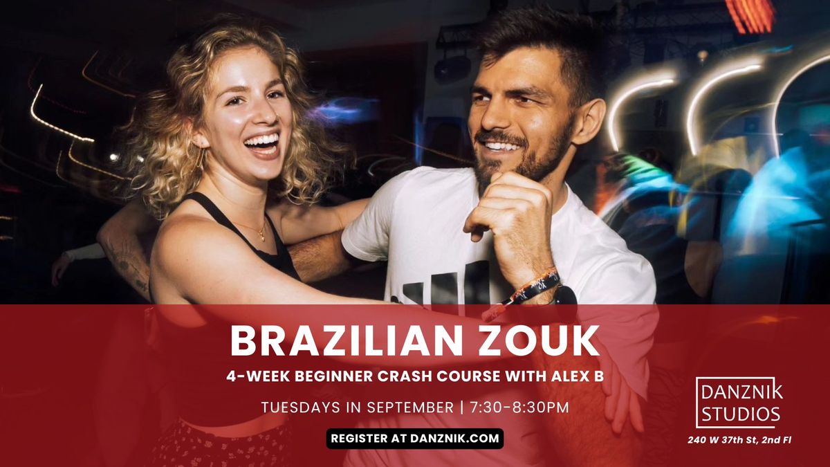 Brazilian Zouk \u2022 4-Week Beginner Crash Course \u2022 NYC