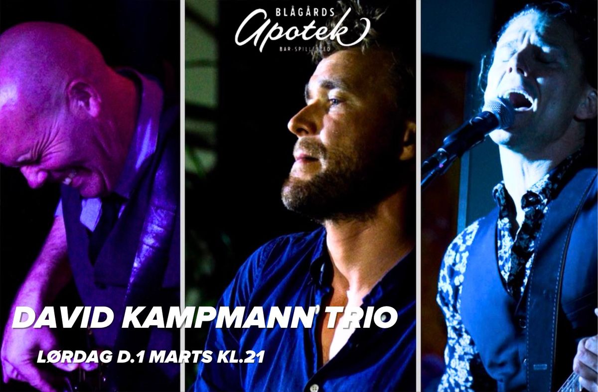 DAVID KAMPMANN TRIO FT. JESPER BO HANSEN \/\/ BL\u00c5G\u00c5RDS APOTEK