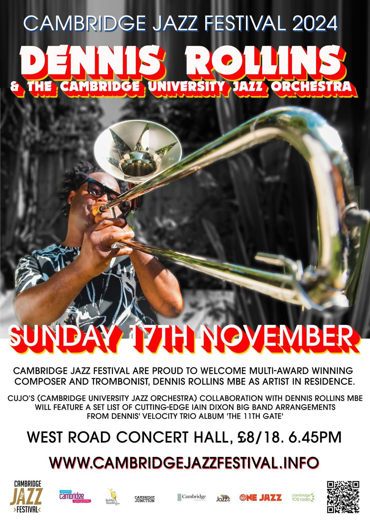 Dennis Rollins & the Cambridge University Jazz Orchestra (CUJO)  