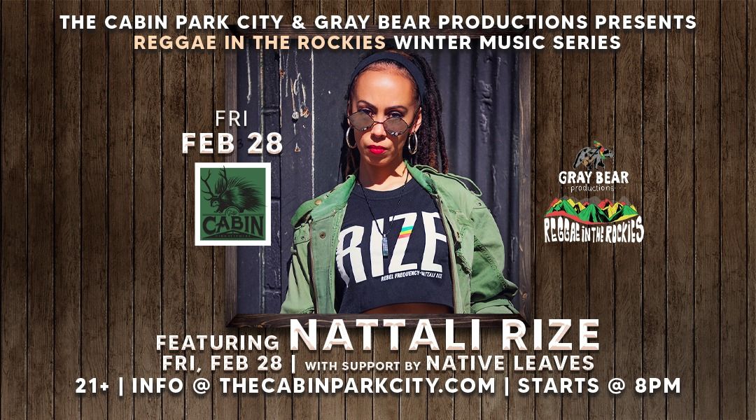 Reggae In The Rockies Winter Series ft. Nattali Rize (Solo)